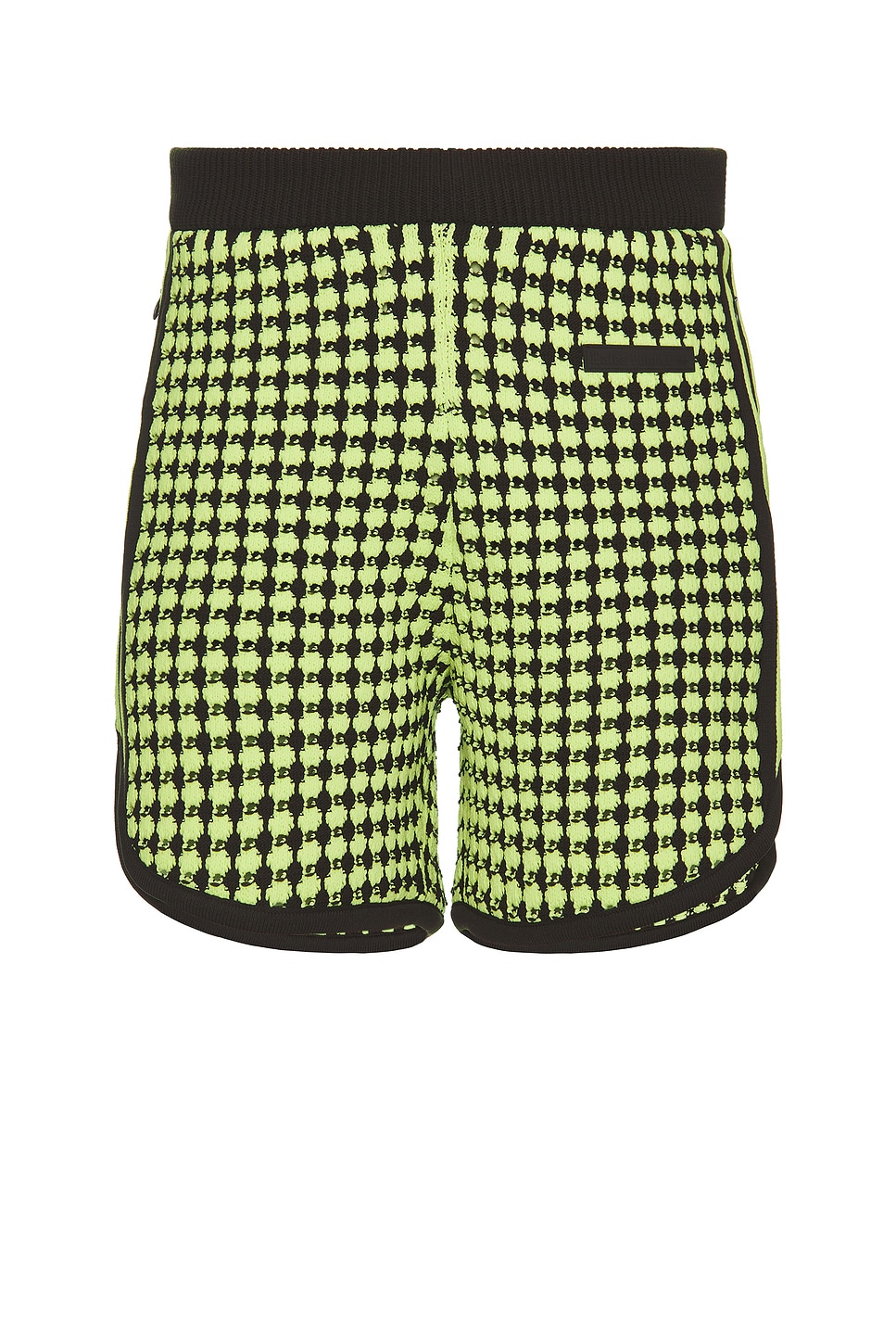 Image 1 of adidas by Wales Bonner Crochet Short in Semi Frozen Yellow & Night Brown