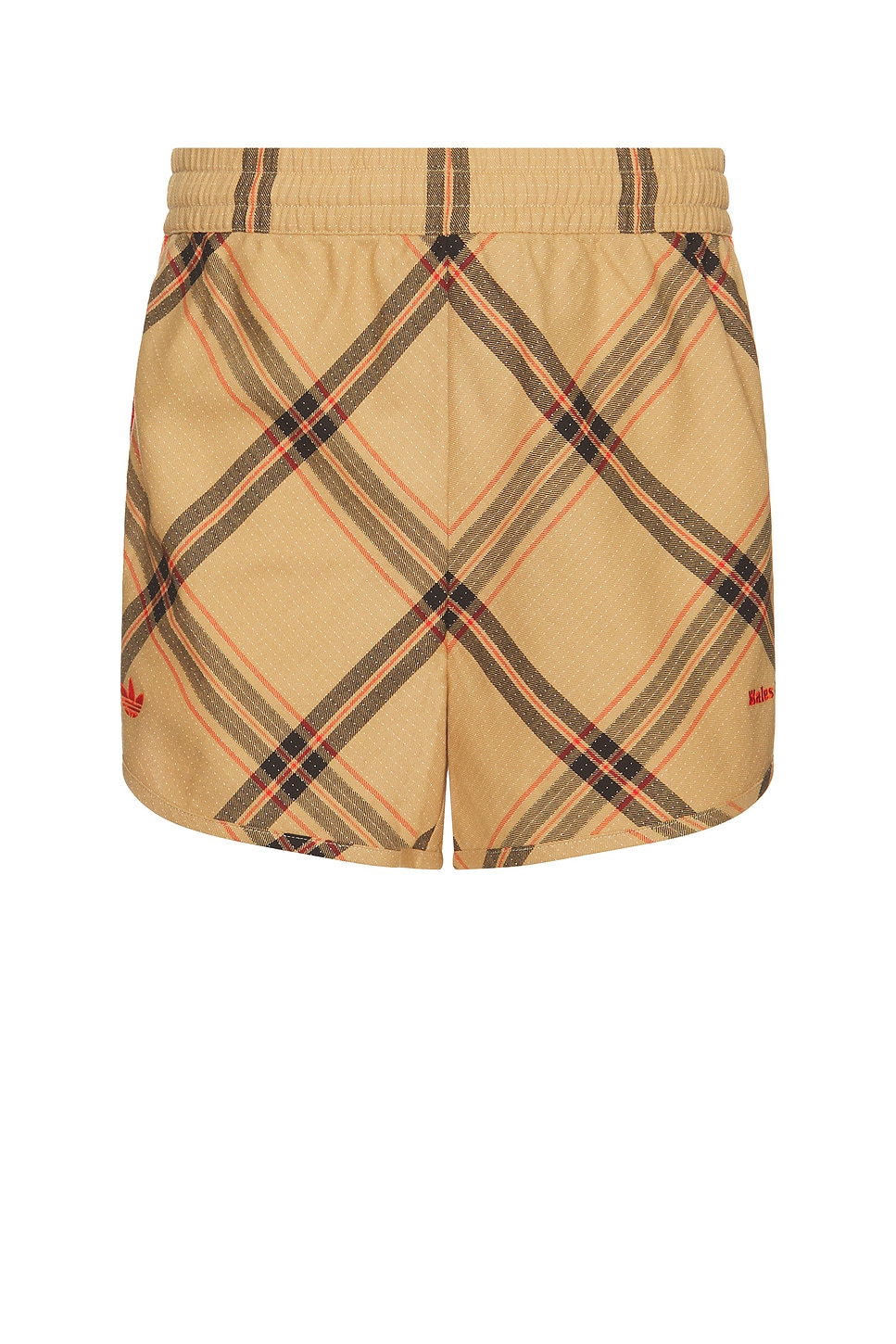 Image 1 of adidas by Wales Bonner Short in Beige & Check