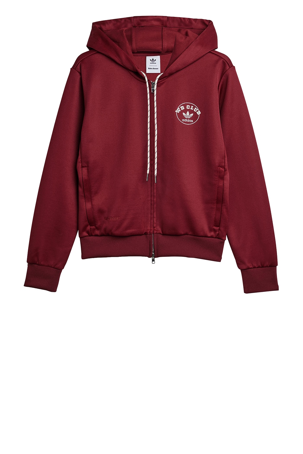 Track Hoodie in Burgundy