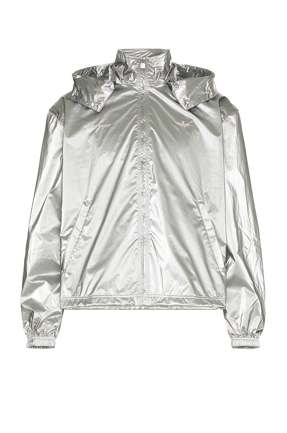 Image 1 of adidas by Wales Bonner Silver Anorak in Silver Met
