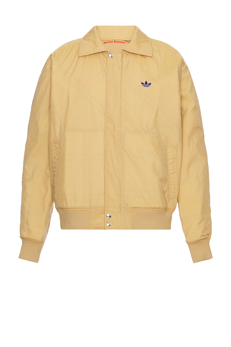 Image 1 of adidas by Wales Bonner Reversible Harrington Jacket in Beige & Check