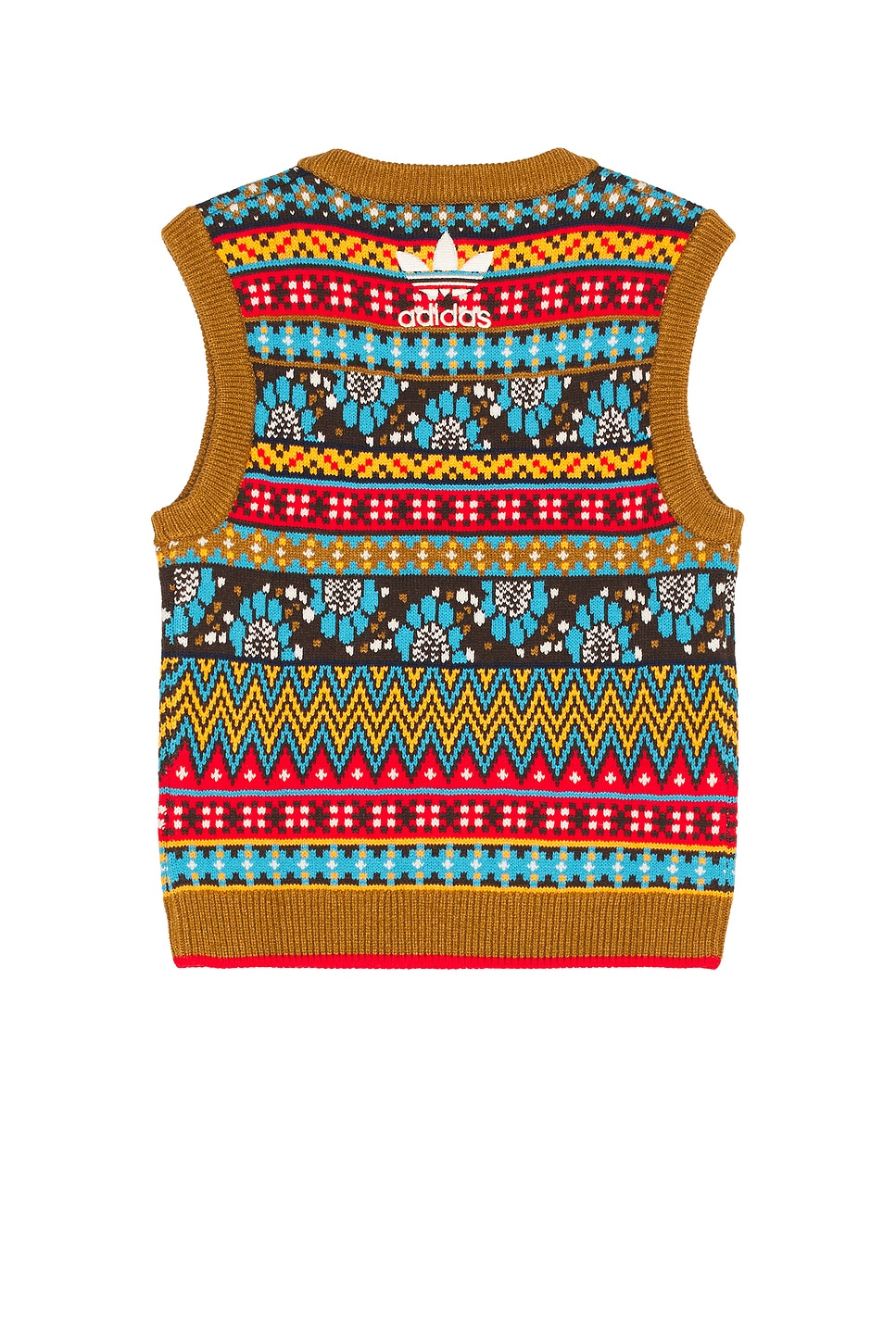 Shop Adidas Originals Knit Vest In Multicolor