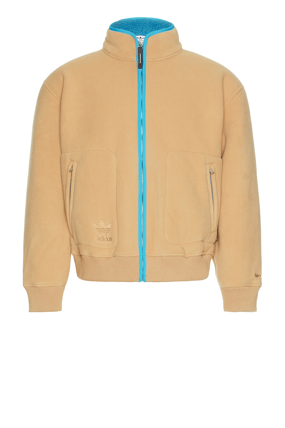 Fleece Jacket in Beige