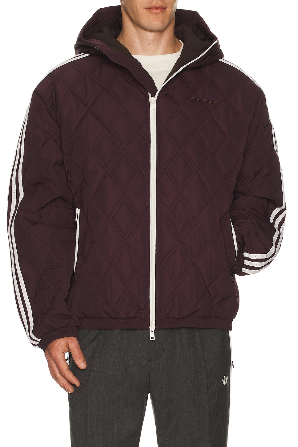 Image 1 of adidas by Wales Bonner Quilted Jacket in Shamar