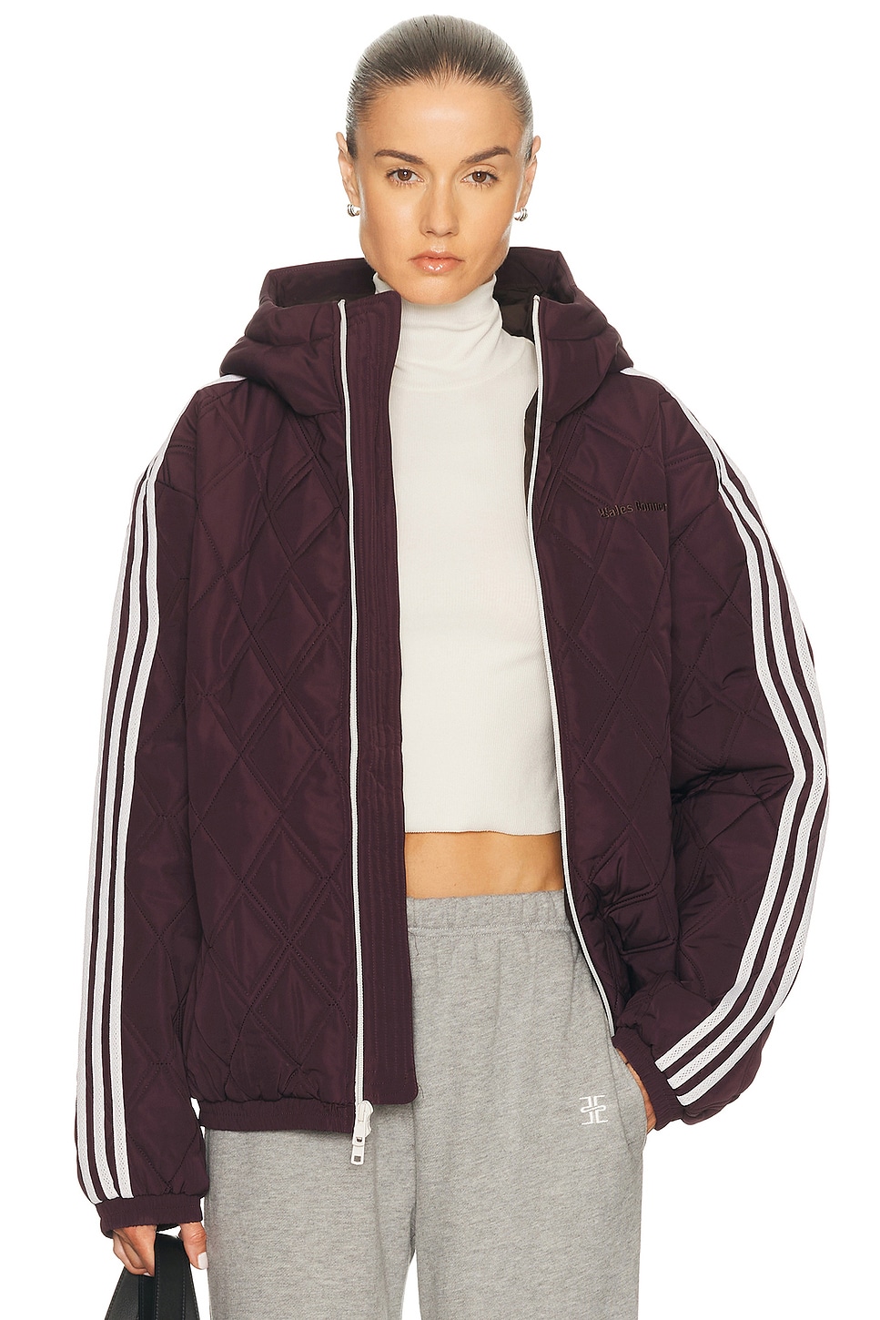 Image 1 of adidas by Wales Bonner Quilted Jacket in Shamar