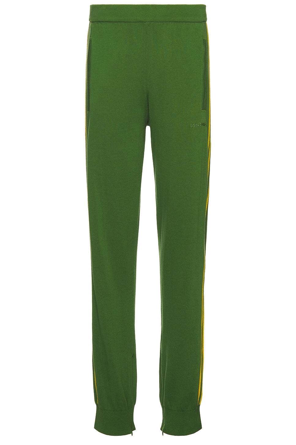 Image 1 of adidas by Wales Bonner Knit Track Pant in Crew Green