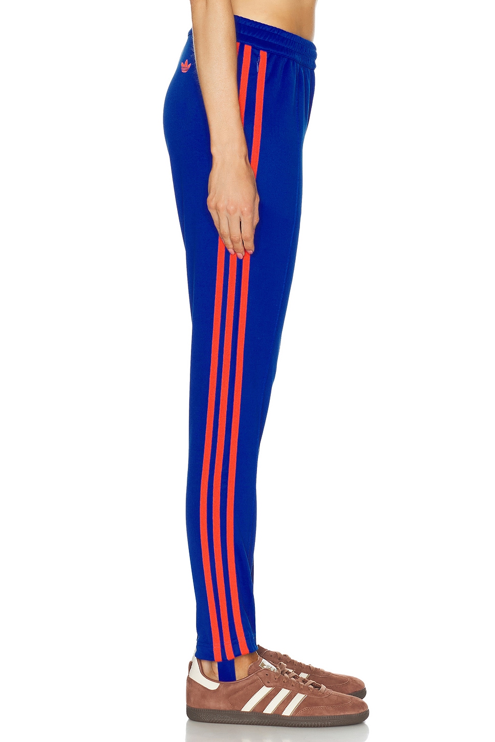 Shop Adidas Originals Stirrup Track Pant In Team Royal Blue