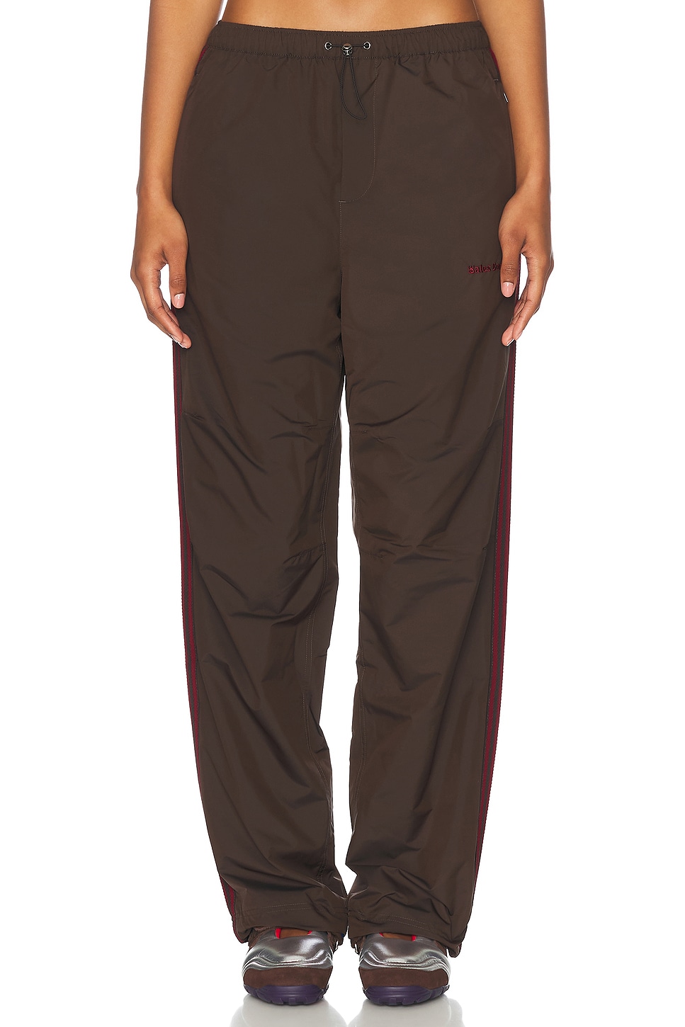 Image 1 of adidas by Wales Bonner Track Pants in Night Brown