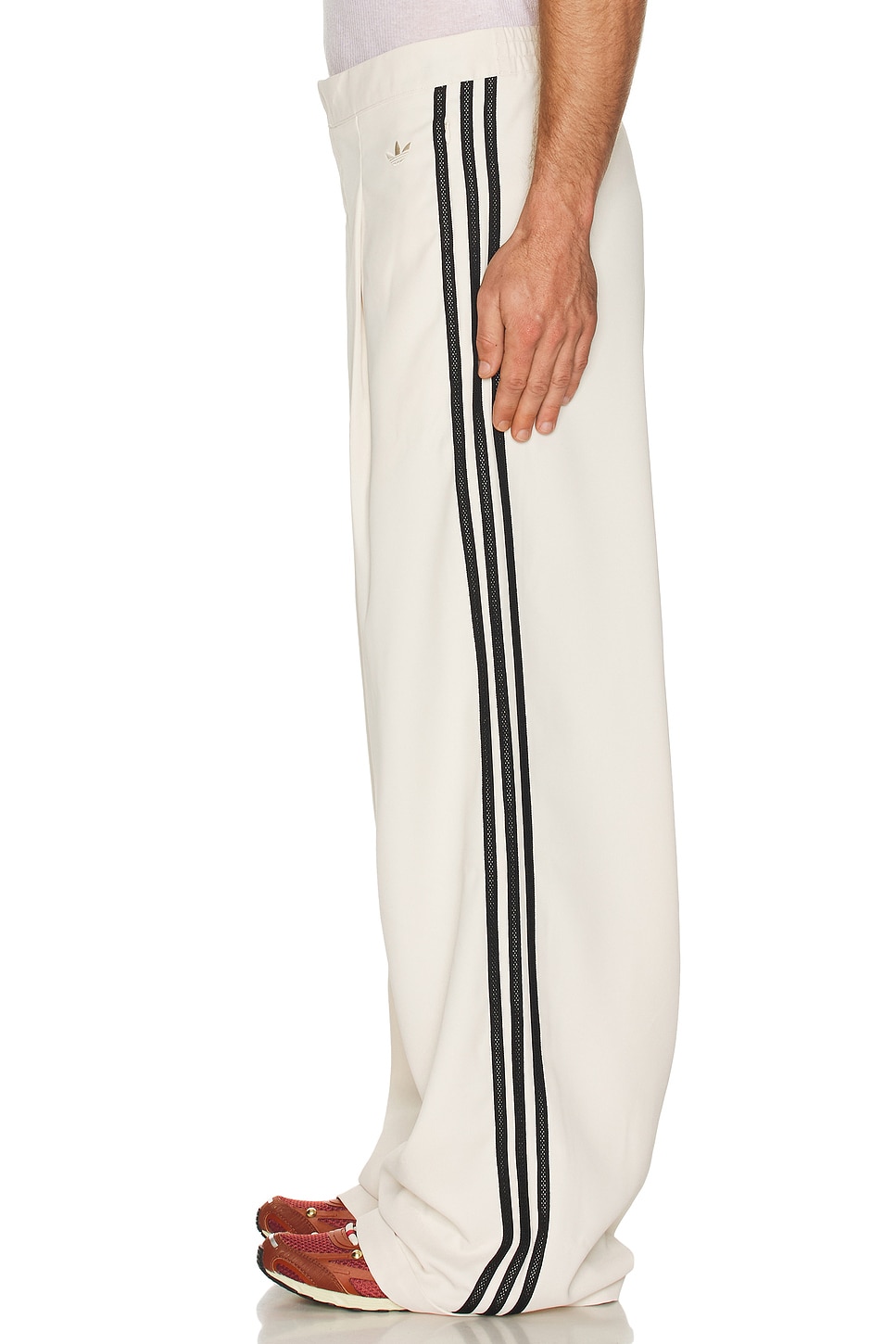 Adidas Originals Wide Trouser In White