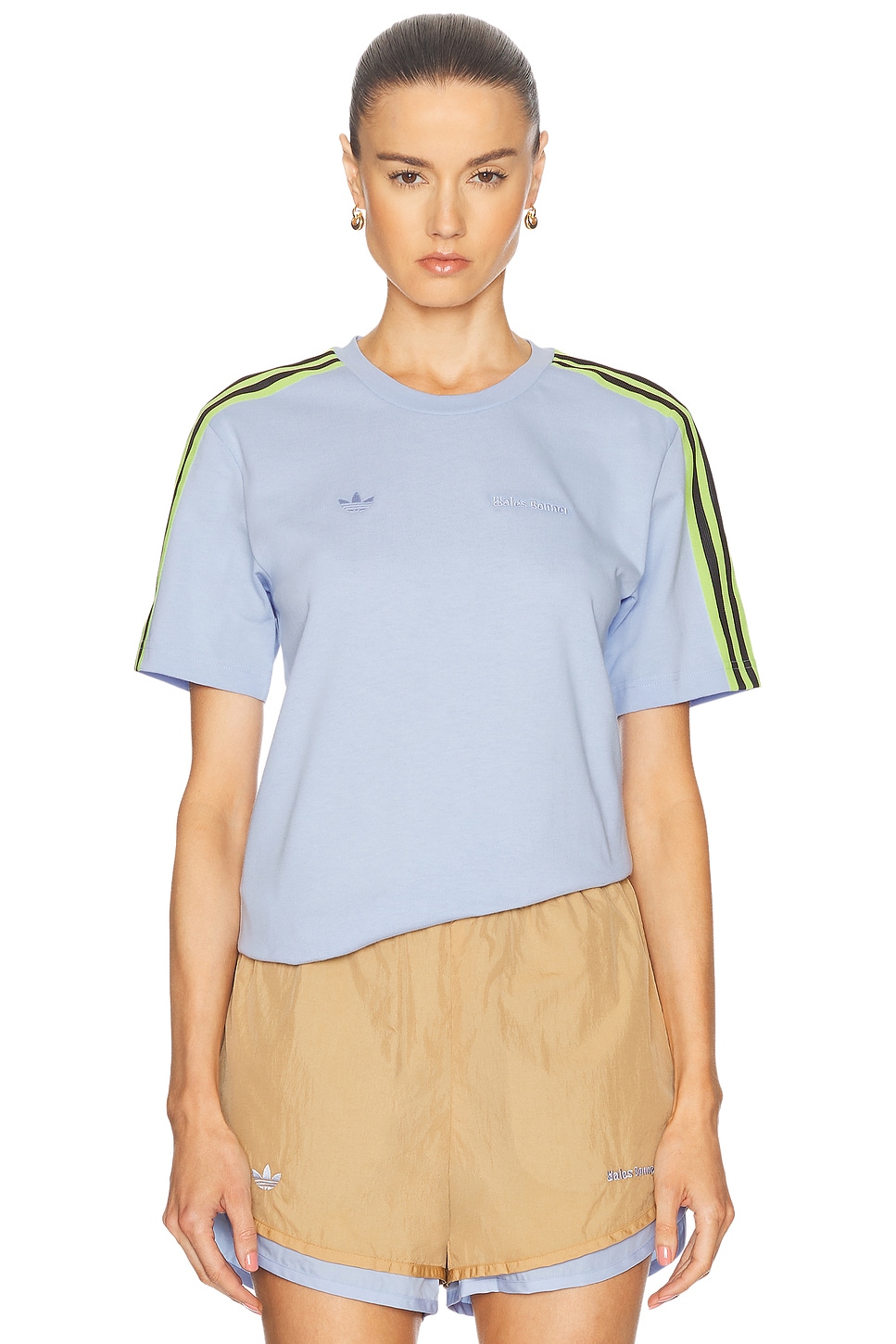 Image 1 of adidas by Wales Bonner Set in Tee in Blue