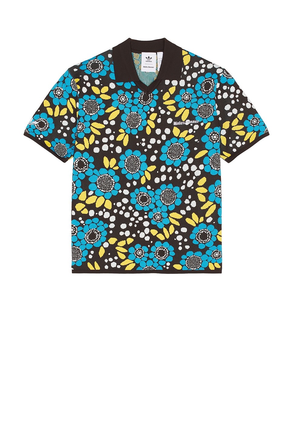 Image 1 of adidas by Wales Bonner Polo Shirt in Multicolor