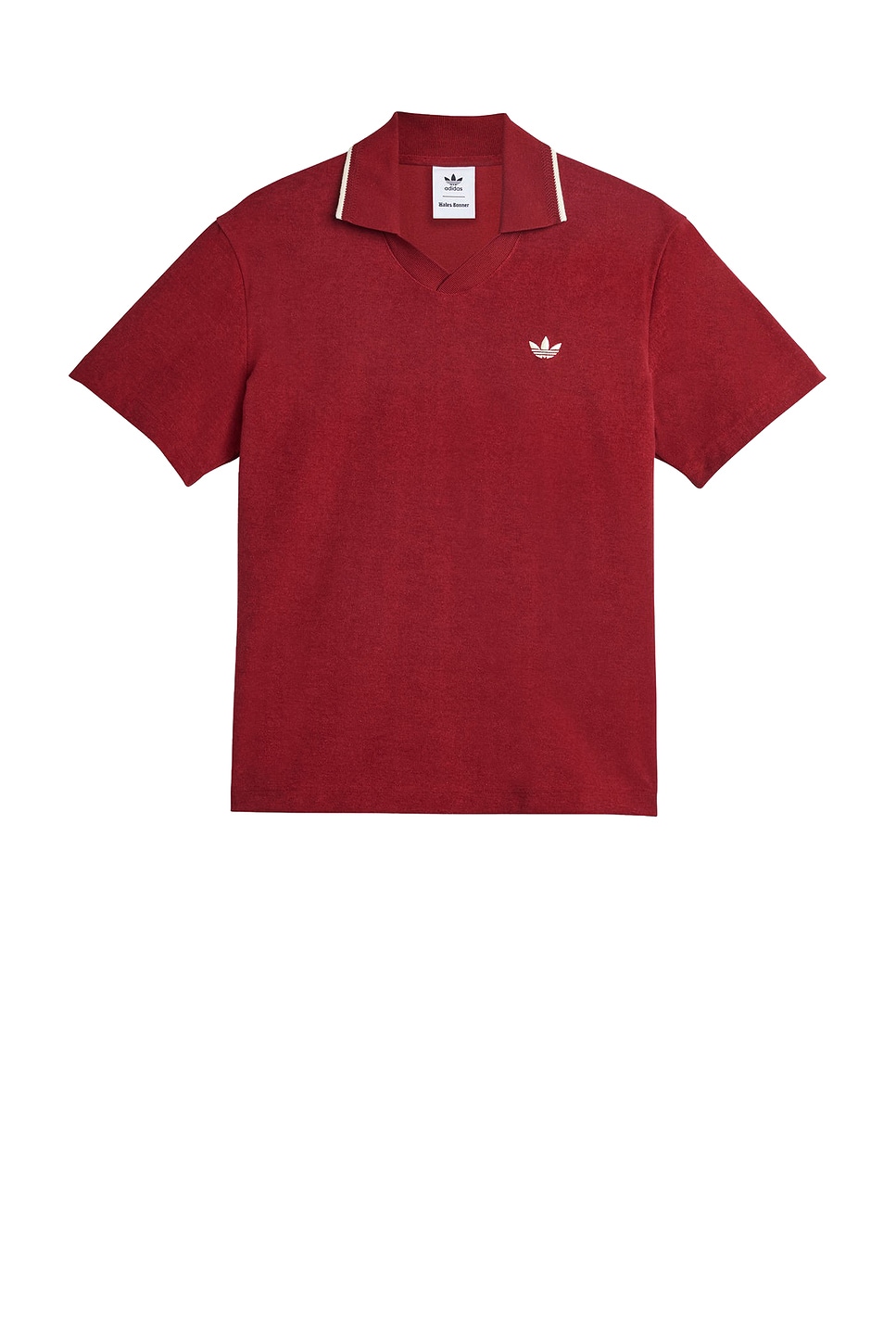 Short Sleeve Polo in Burgundy
