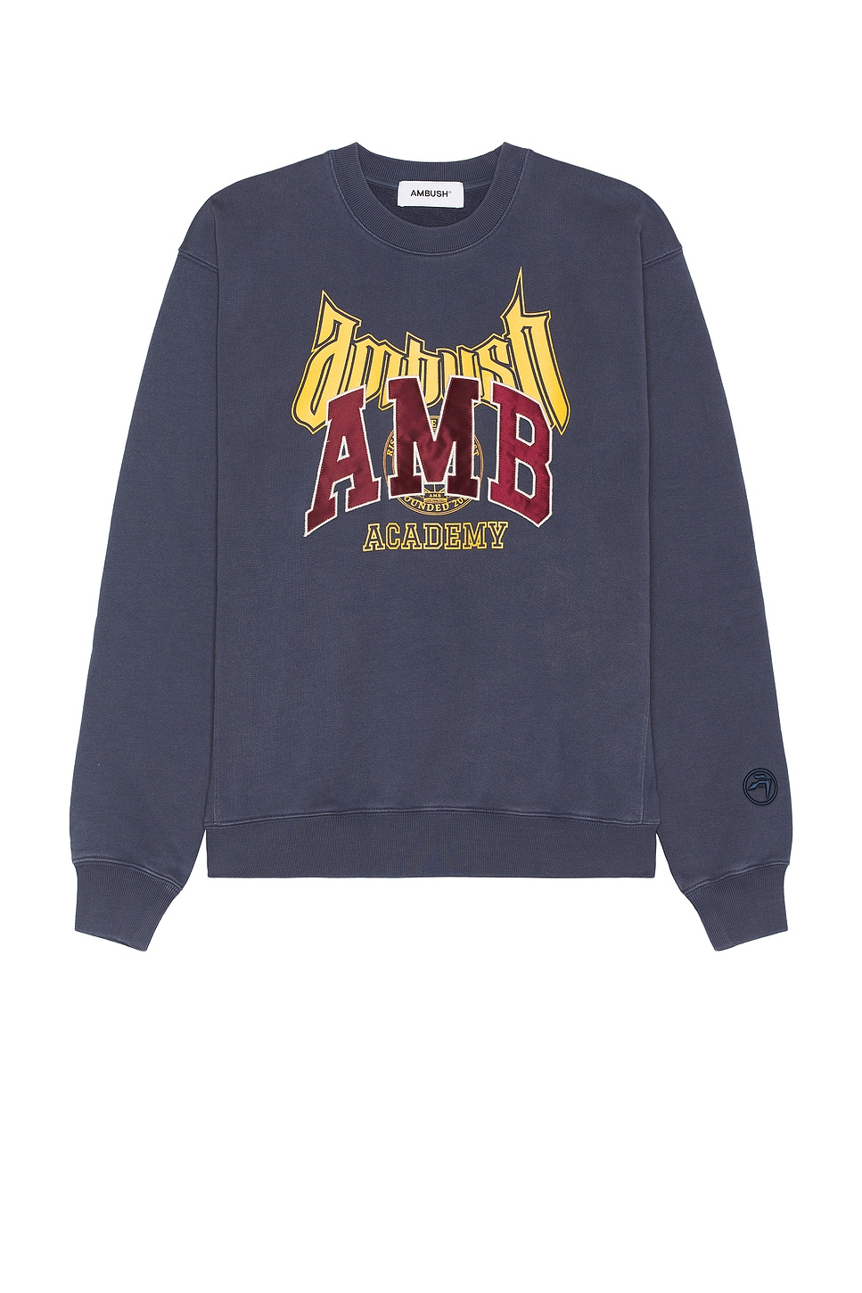 Shop Ambush Graphic Sweatshirt In Insignia Blue