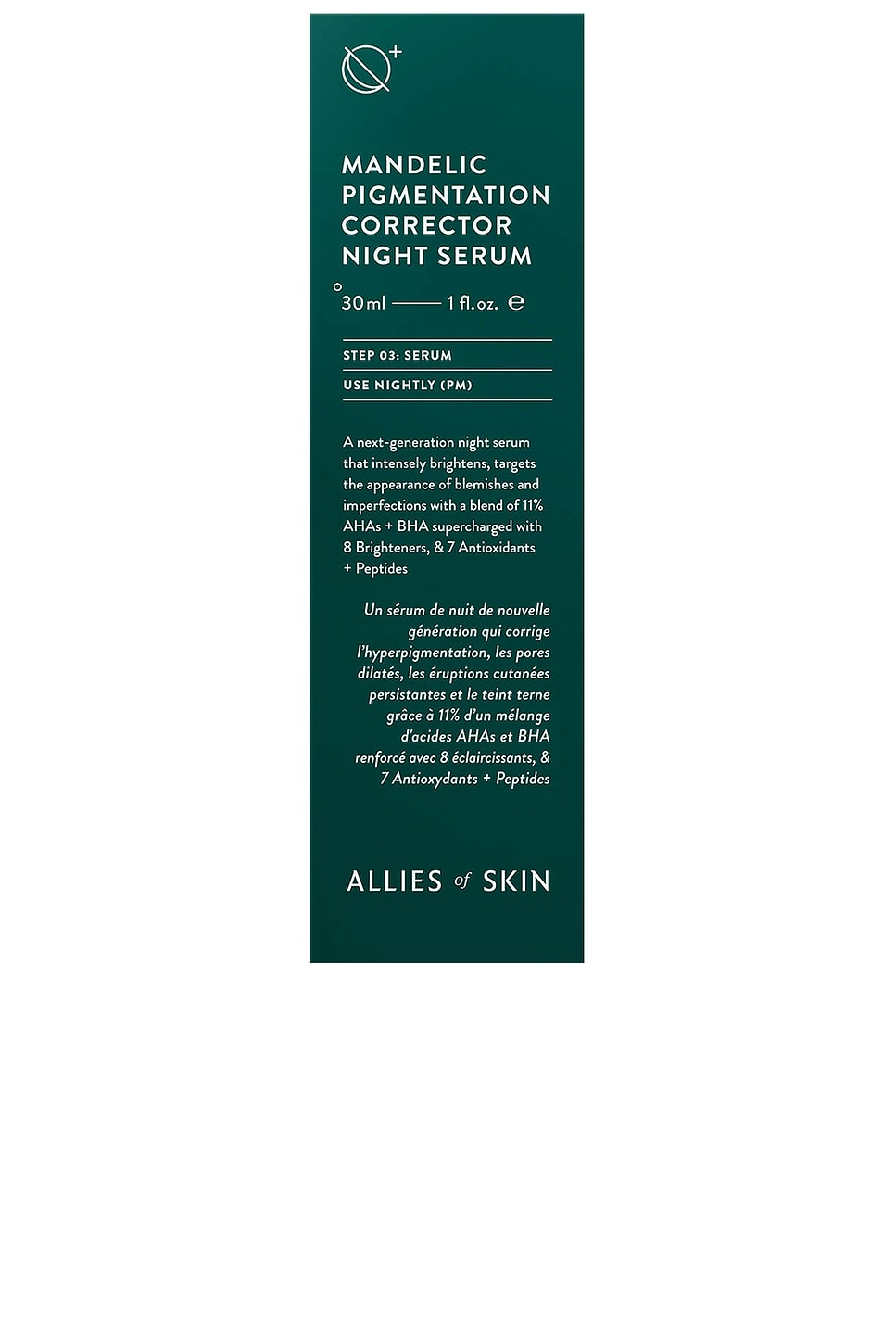 ALLIES OF SKIN MANDELIC PIGMENTATION CORRECTOR NIGHT SERUM 