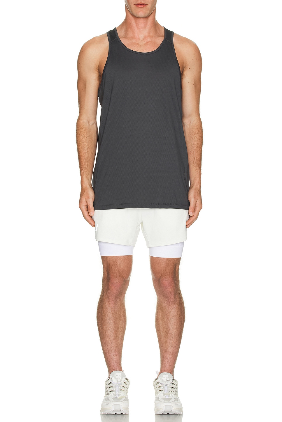 Image 1 of ASRV Aerosilver Training Singlet in Space Grey