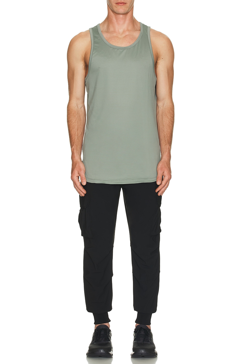 Image 1 of ASRV Aerosilver Tank Top in Sage