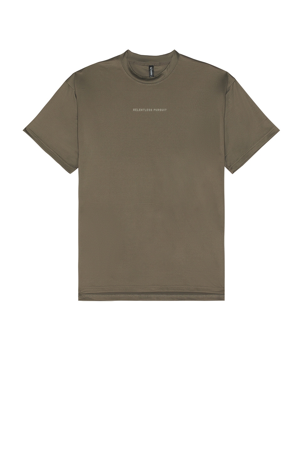 Image 1 of ASRV Nano Mesh Oversized Tee in Deep Taupe
