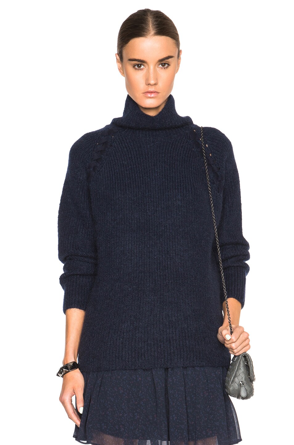 Image 1 of Athe by Vanessa Bruno Dolby Sweater in Marine
