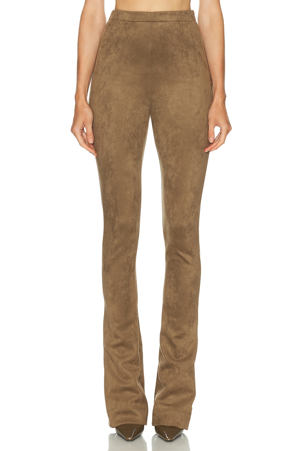 Image 1 of Atlein High Waisted Fit Pant in Khaki