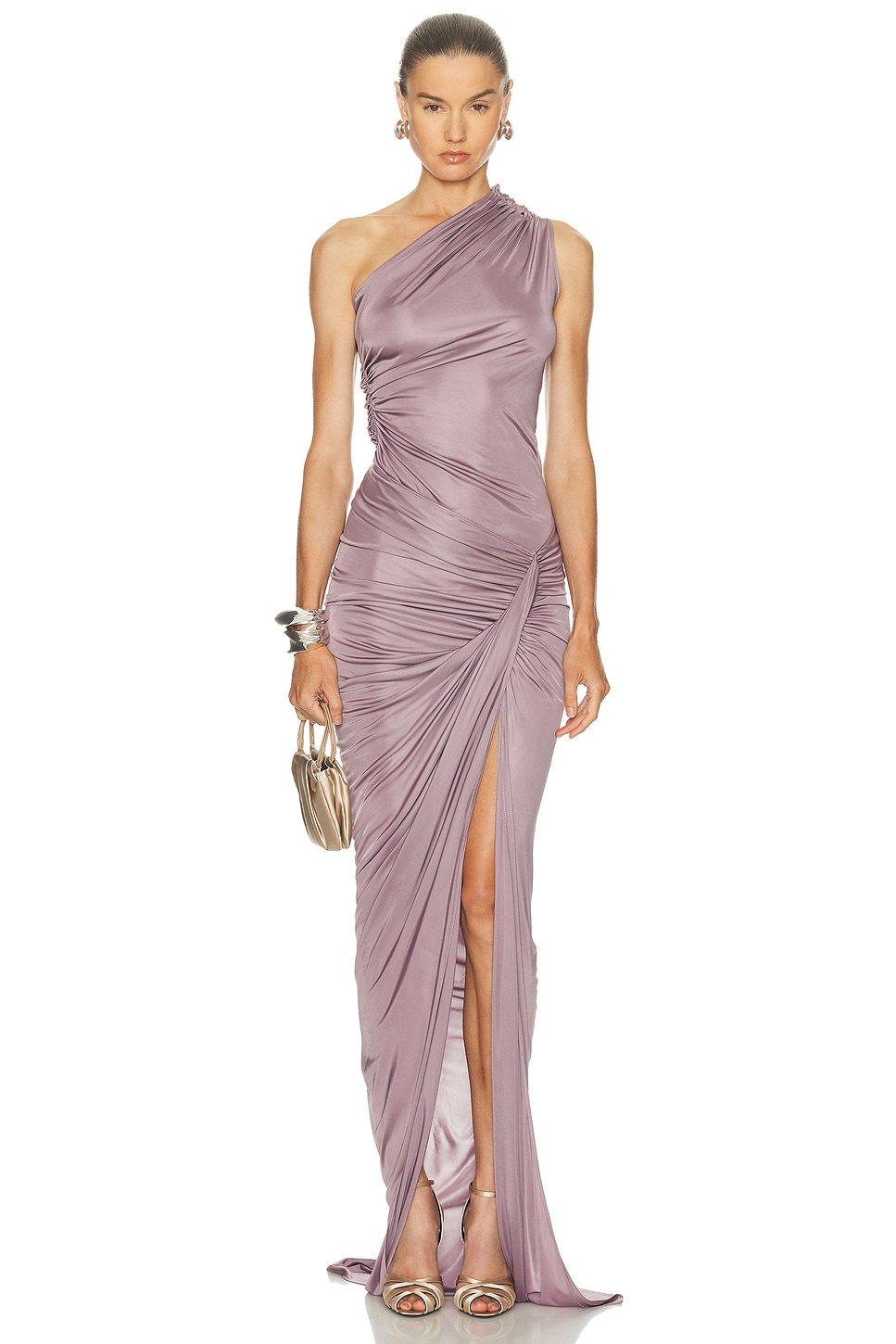 Ruched Asymmetric Top