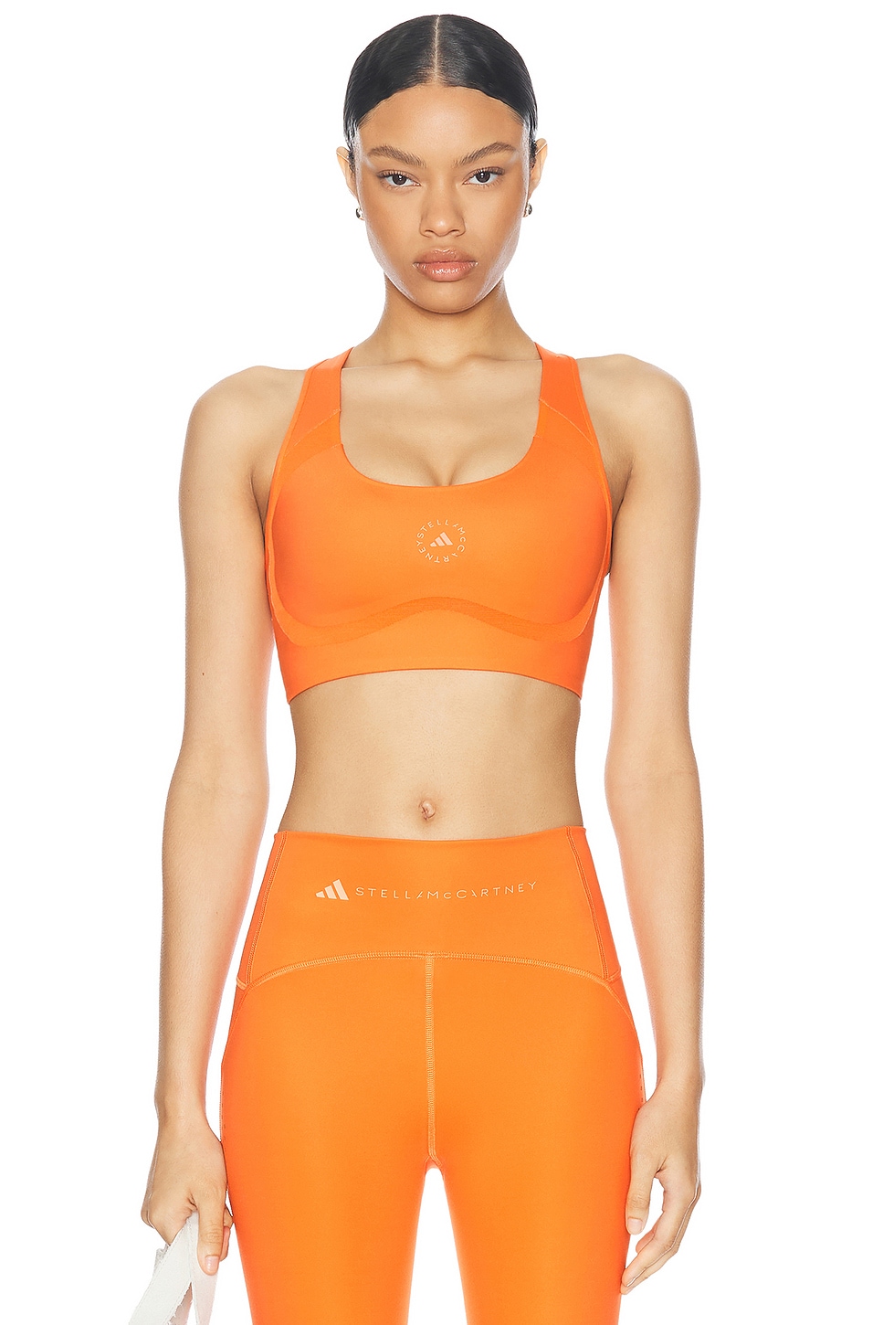 Truepurpose Power Impact Training Medium Support Sports Bra in Orange