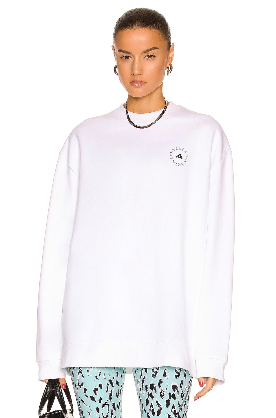 Image 1 of adidas by Stella McCartney Sportswear Sweatshirt in White