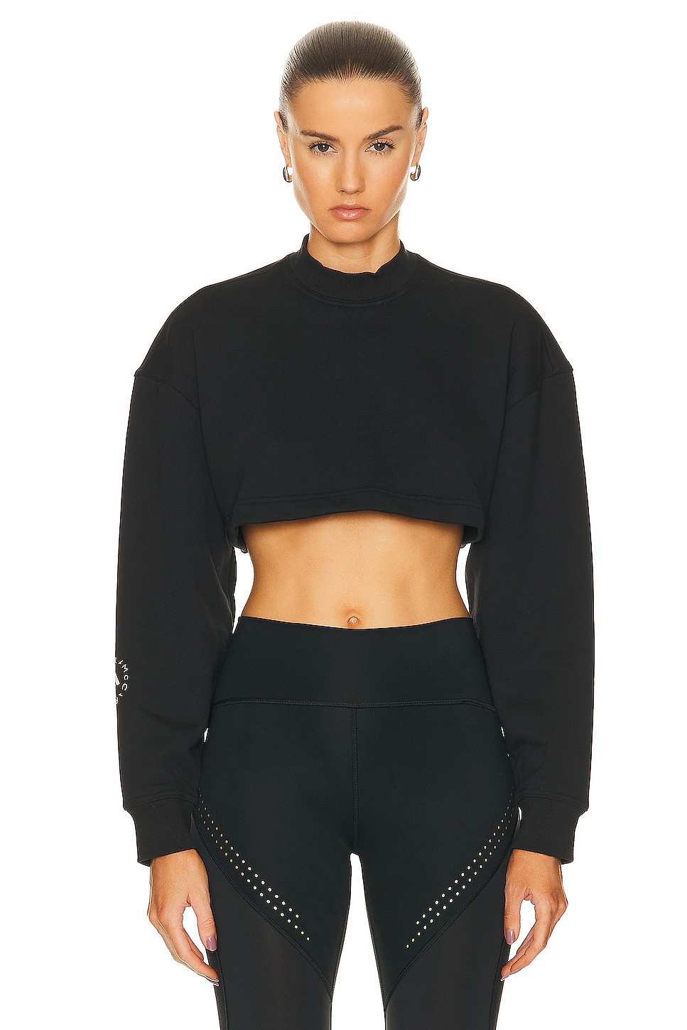 True Casuals Cropped Sportswear Sweatshirt - Thumbnail 3