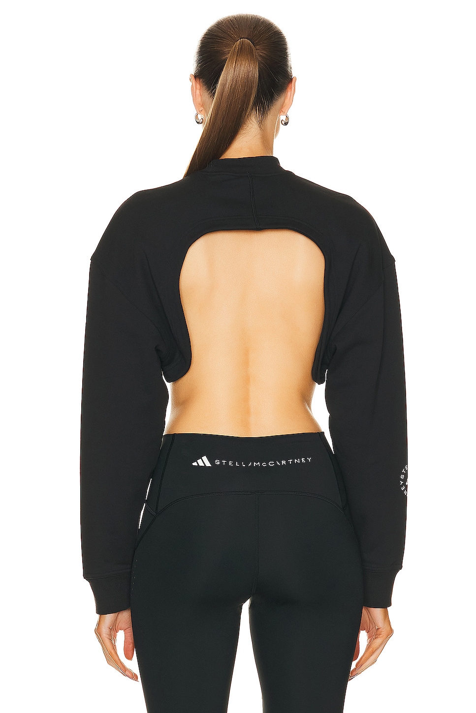 True Casuals Cropped Sportswear Sweatshirt - Thumbnail 5