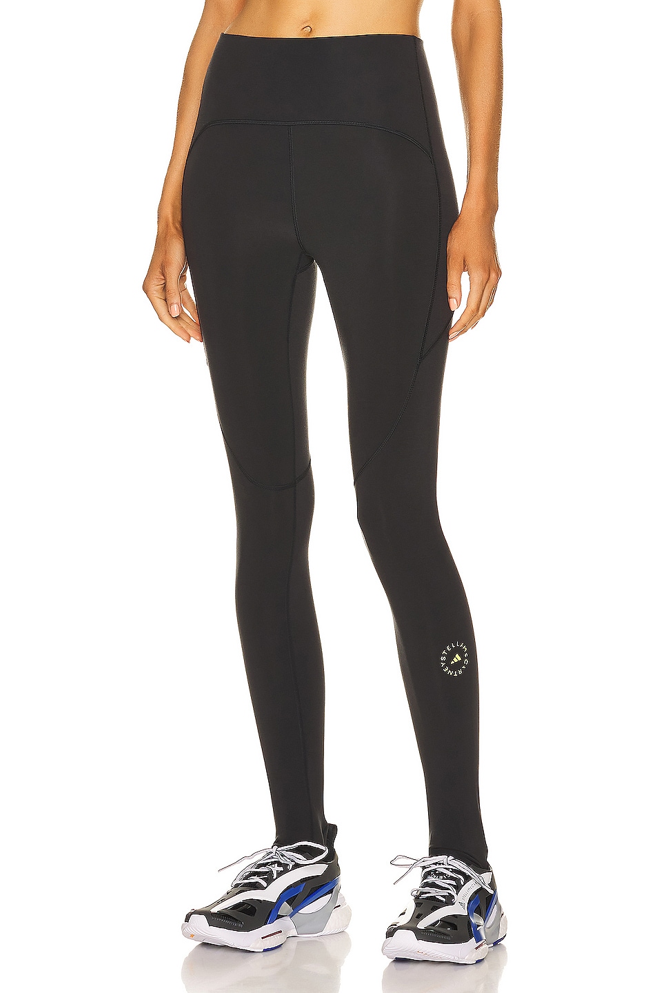 Image 1 of adidas by Stella McCartney True Strength Yoga Tight Legging in Black
