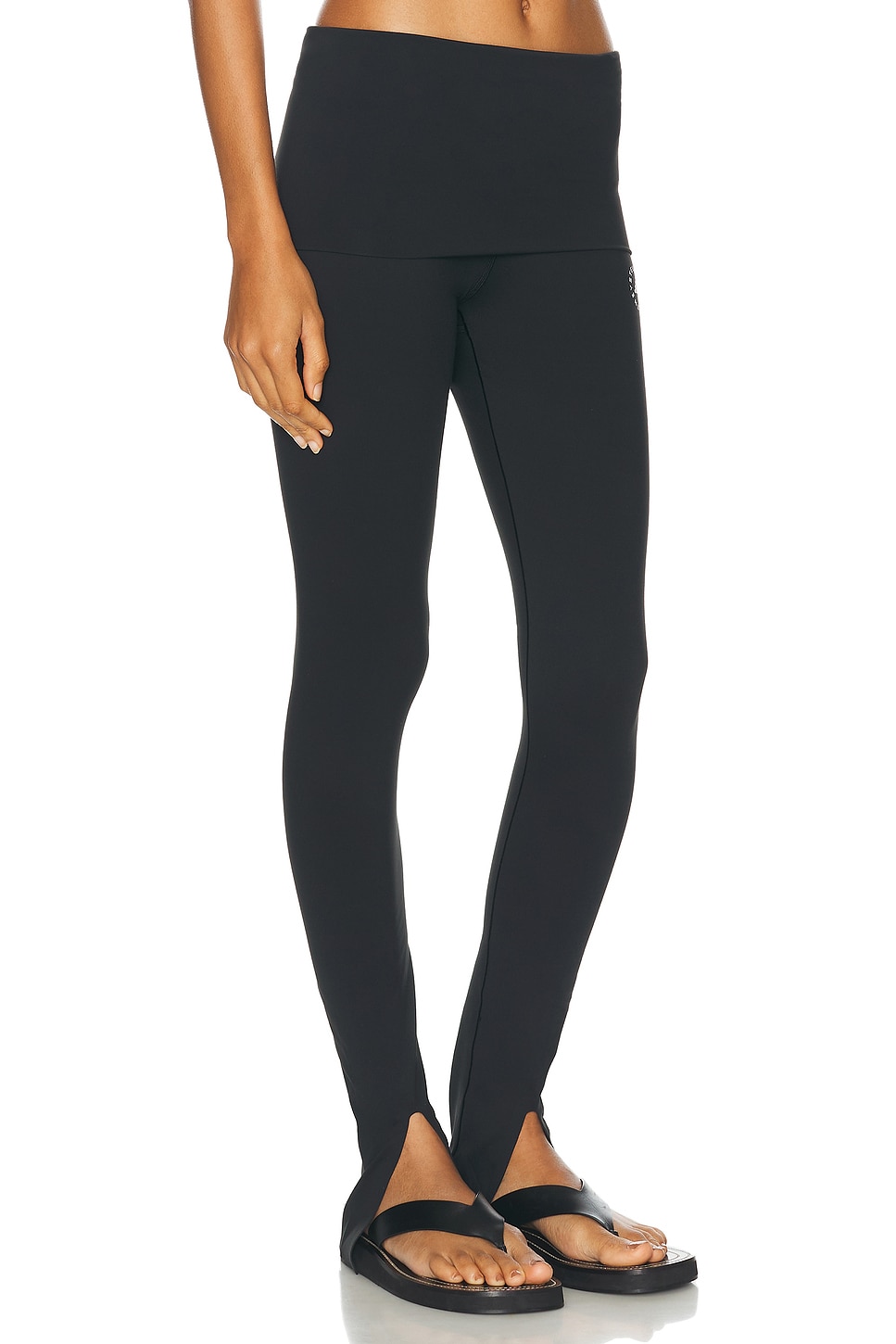 Shop Adidas By Stella Mccartney Truestrength Splitcuf Legging In Black