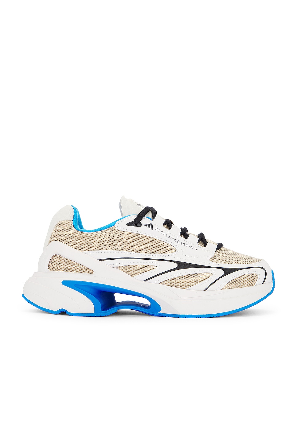 Image 1 of adidas by Stella McCartney Sportswear 2000 Sneaker in Trace Khaki, Chalk Pearl, & Shock Blue