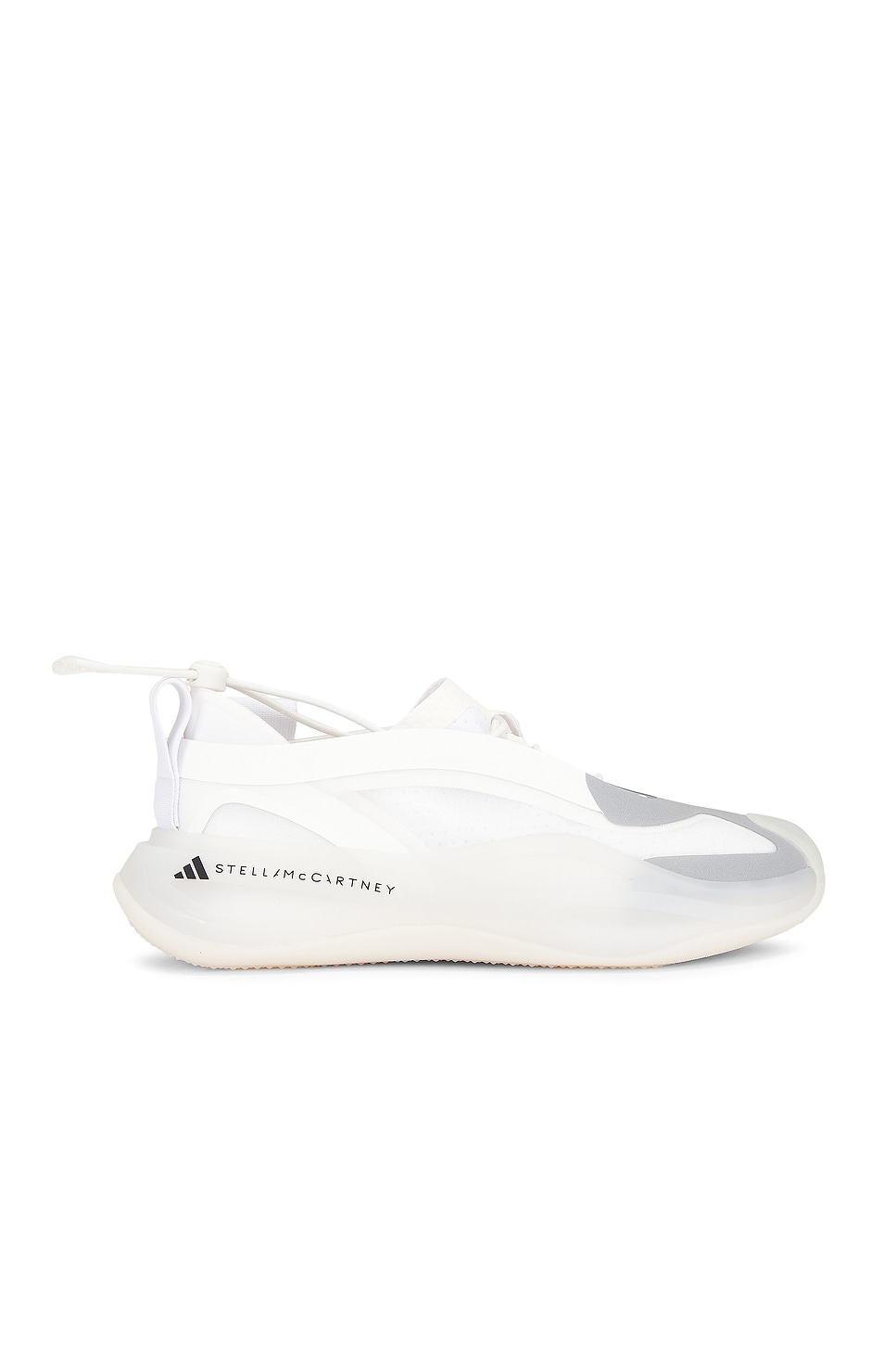 Image 1 of adidas by Stella McCartney Sportswear Low Ground Sneakers in White & Off White