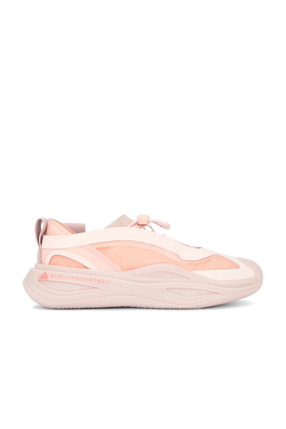Image 1 of adidas by Stella McCartney Sportswear Low Ground Sneaker in Vapour Pink, Turbo, & Semi Pulse Lilac