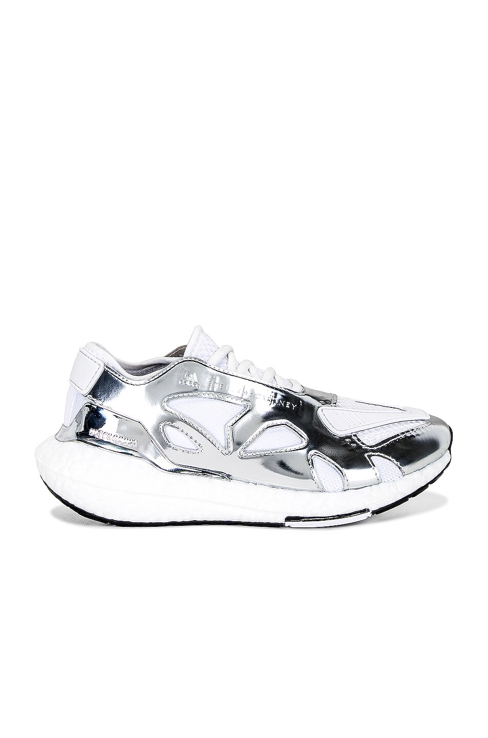 Image 1 of adidas by Stella McCartney Ultraboost 22 Sneaker in Silver & White
