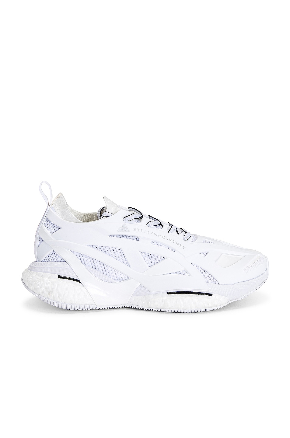 Image 1 of adidas by Stella McCartney Solarglide Sneaker in White, Active Orange & White Vapour