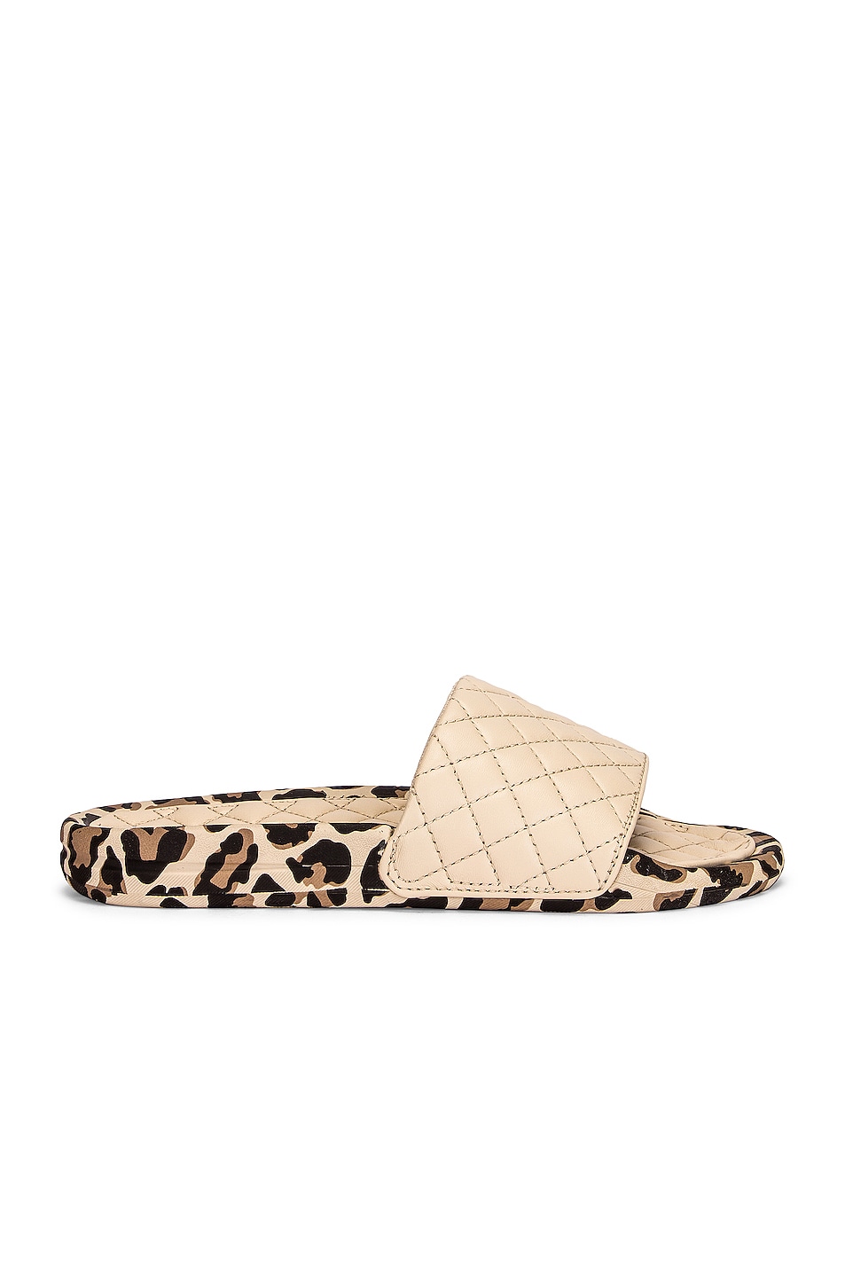Image 1 of APL: Athletic Propulsion Labs Lusso Slide in Parchment & Leopard