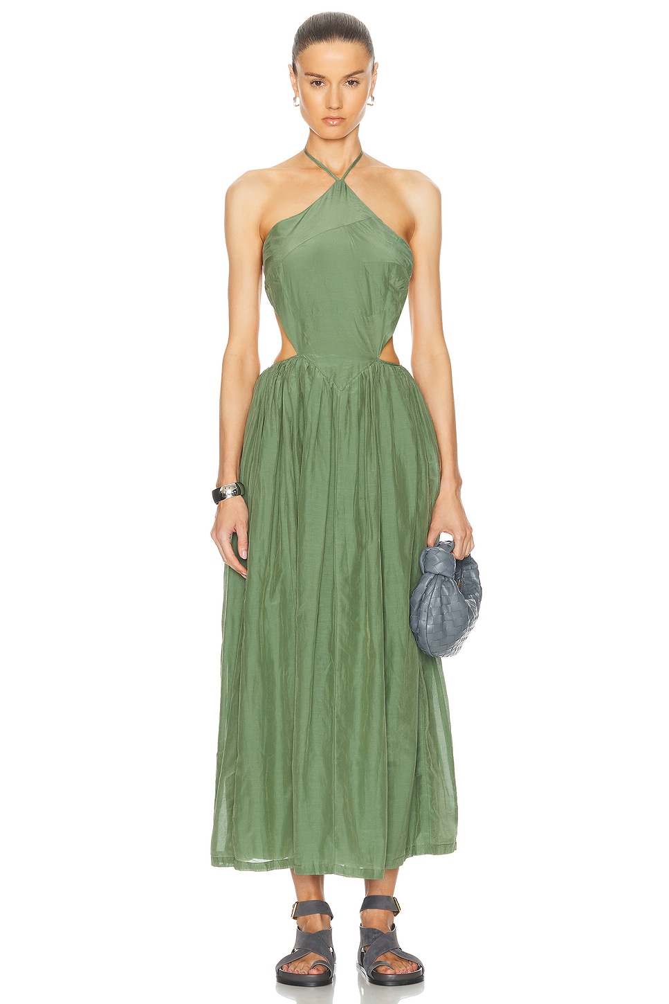 Image 1 of All That Remains for FWRD Lou Dress in Sage
