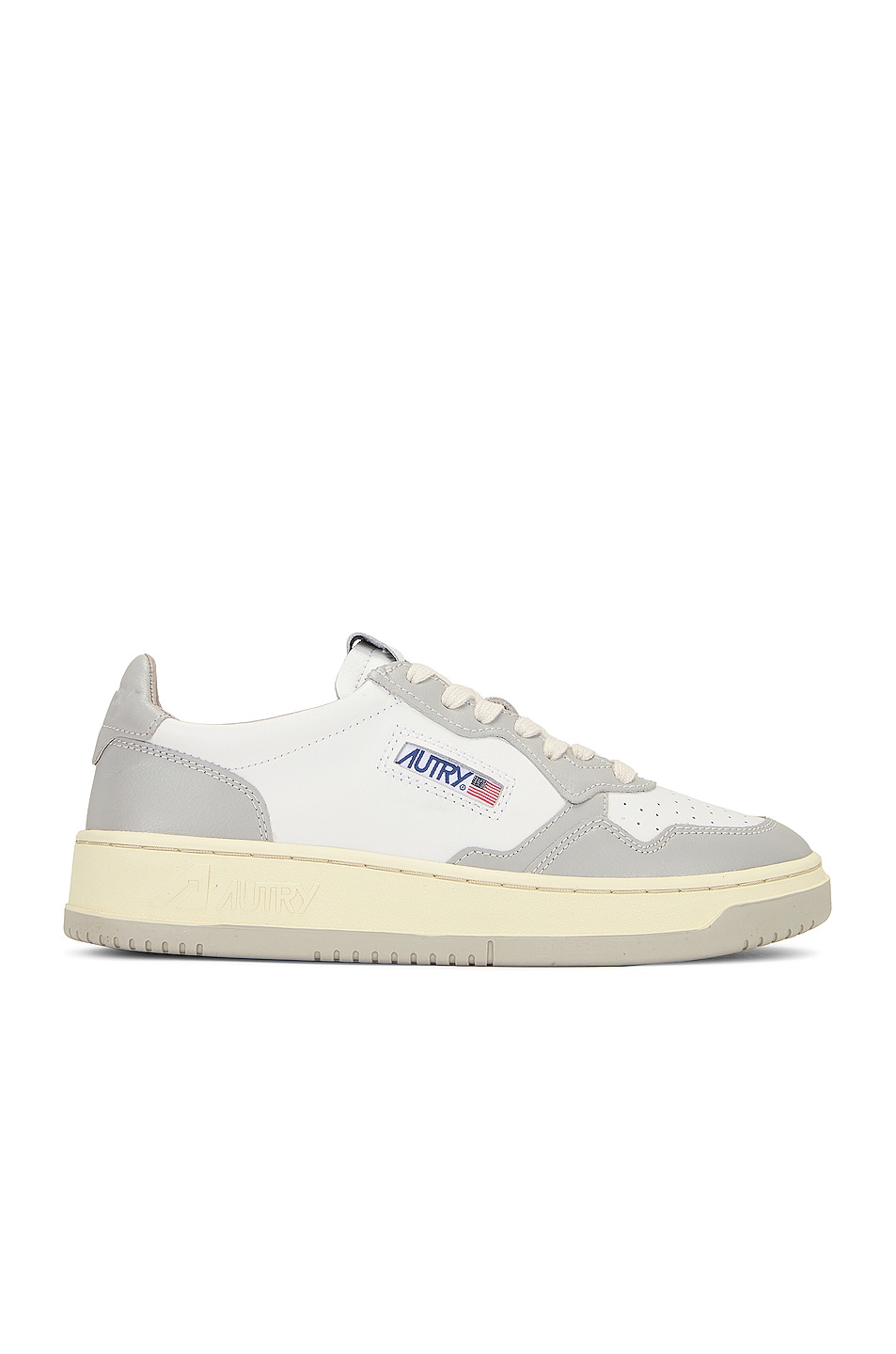 Image 1 of Autry Medalist Low Sneaker in White & Vapor