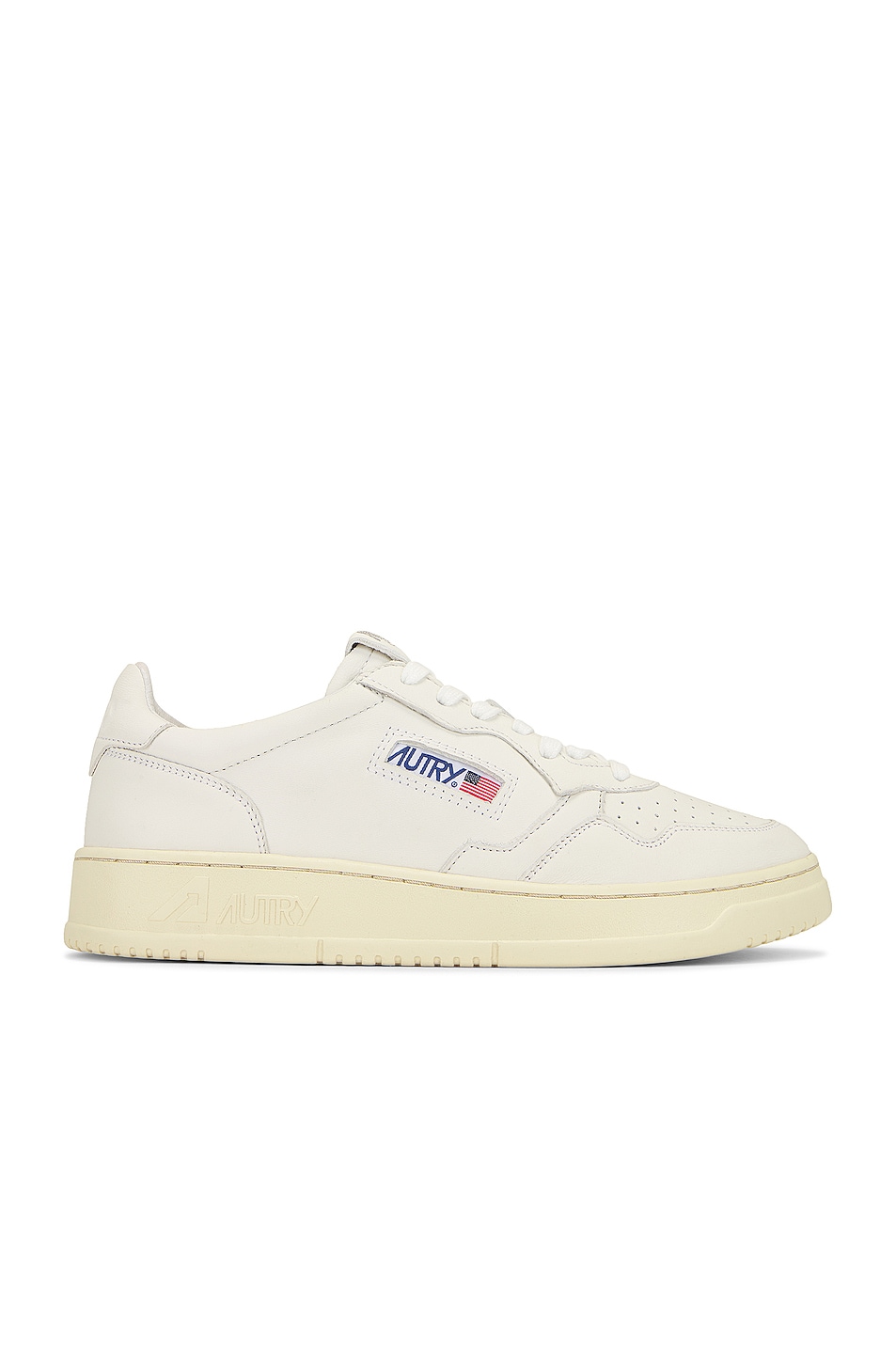 Image 1 of Autry Medalist Low Sneaker in Goat White