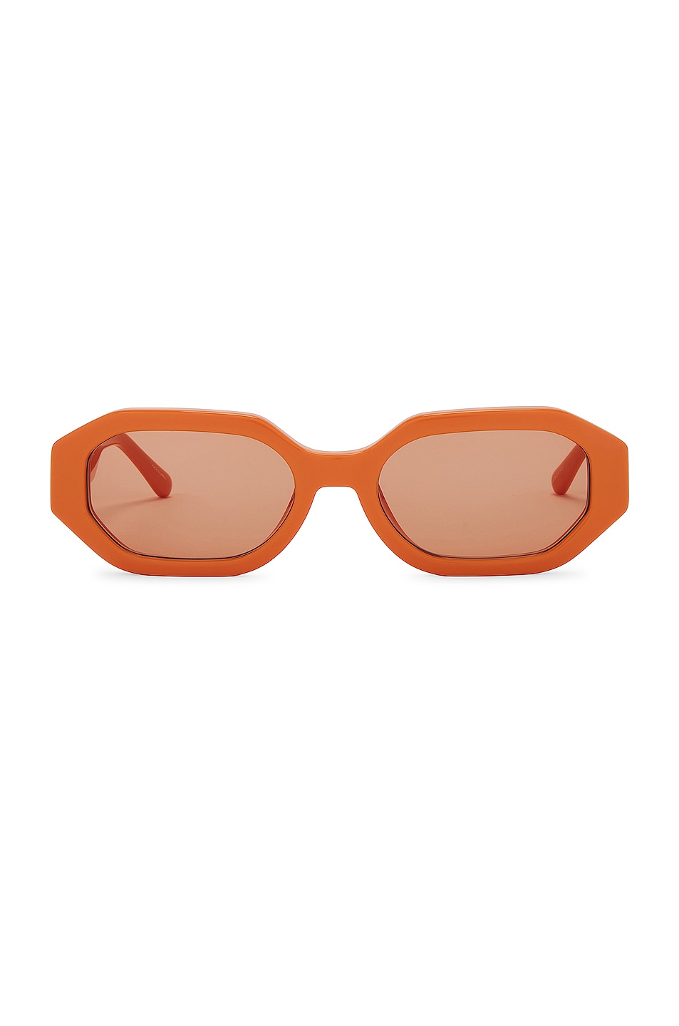 Irene Geometric Sunglasses in Orange