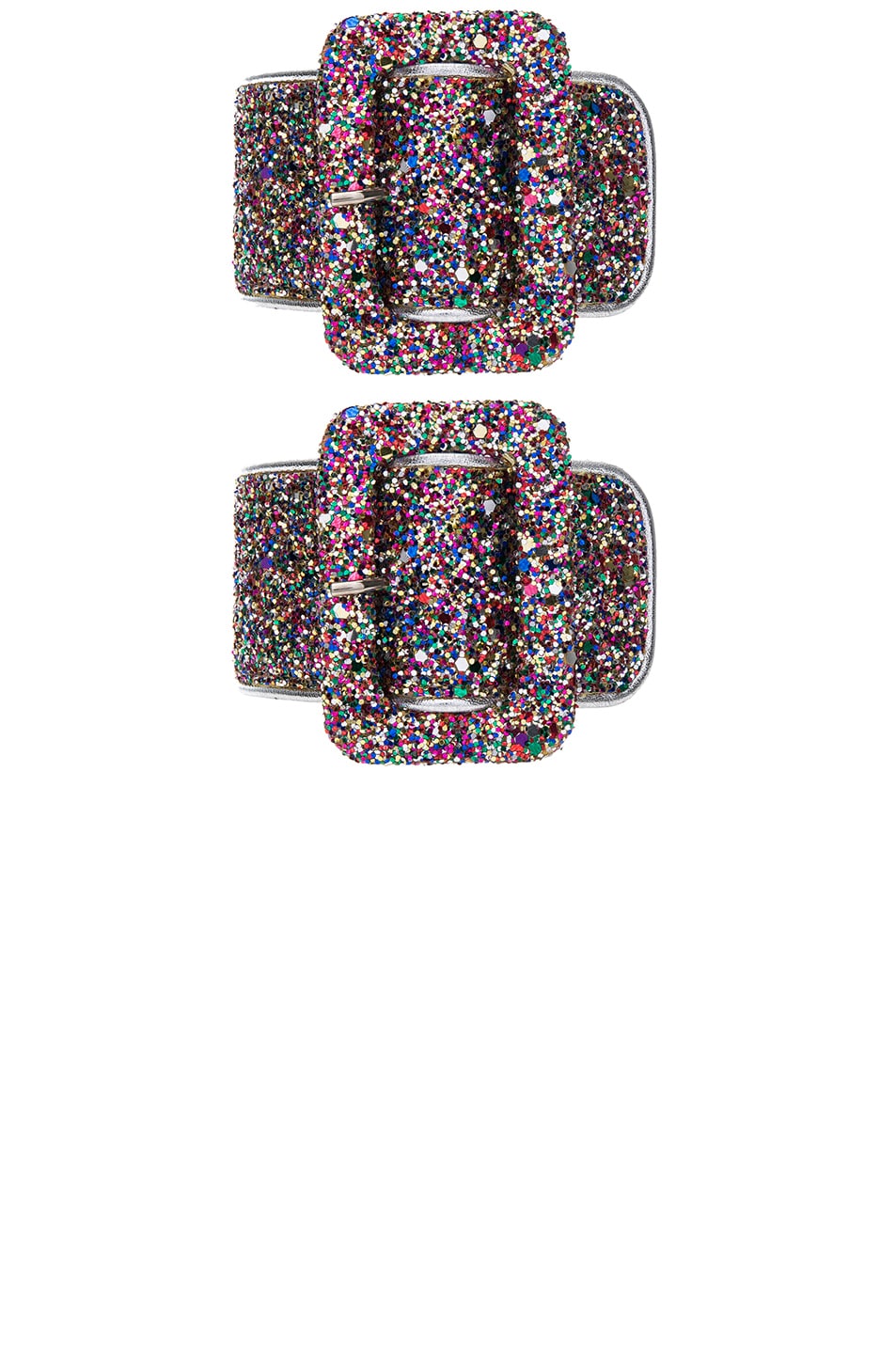 Image 1 of THE ATTICO Anklet Cuffs in Glitter