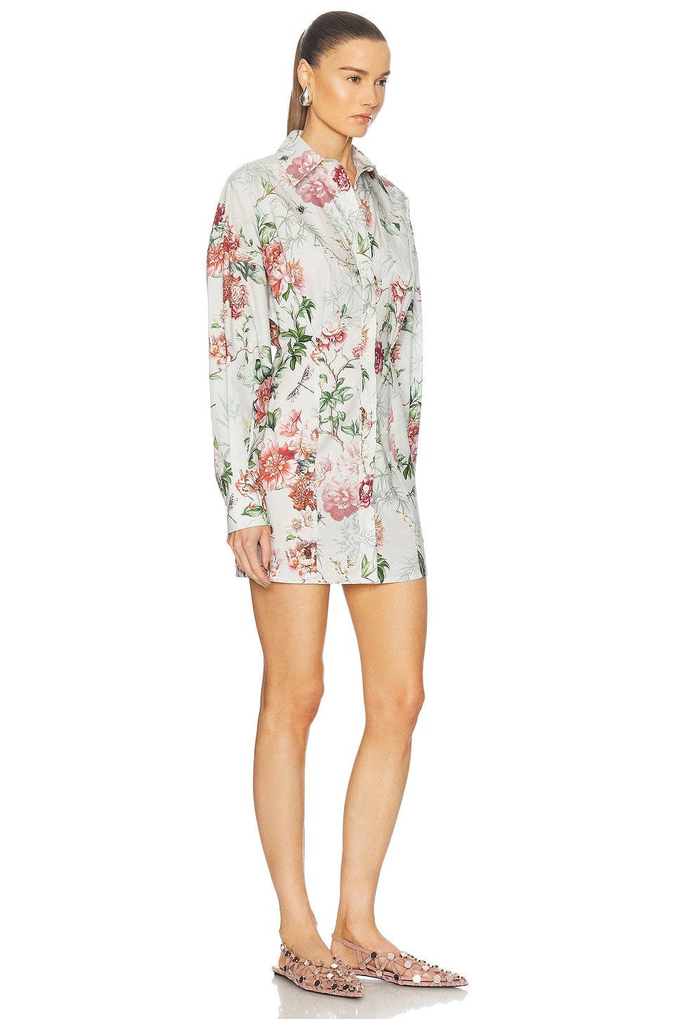 the attico long sleeve mini dress Long Sleeve Mini Dress