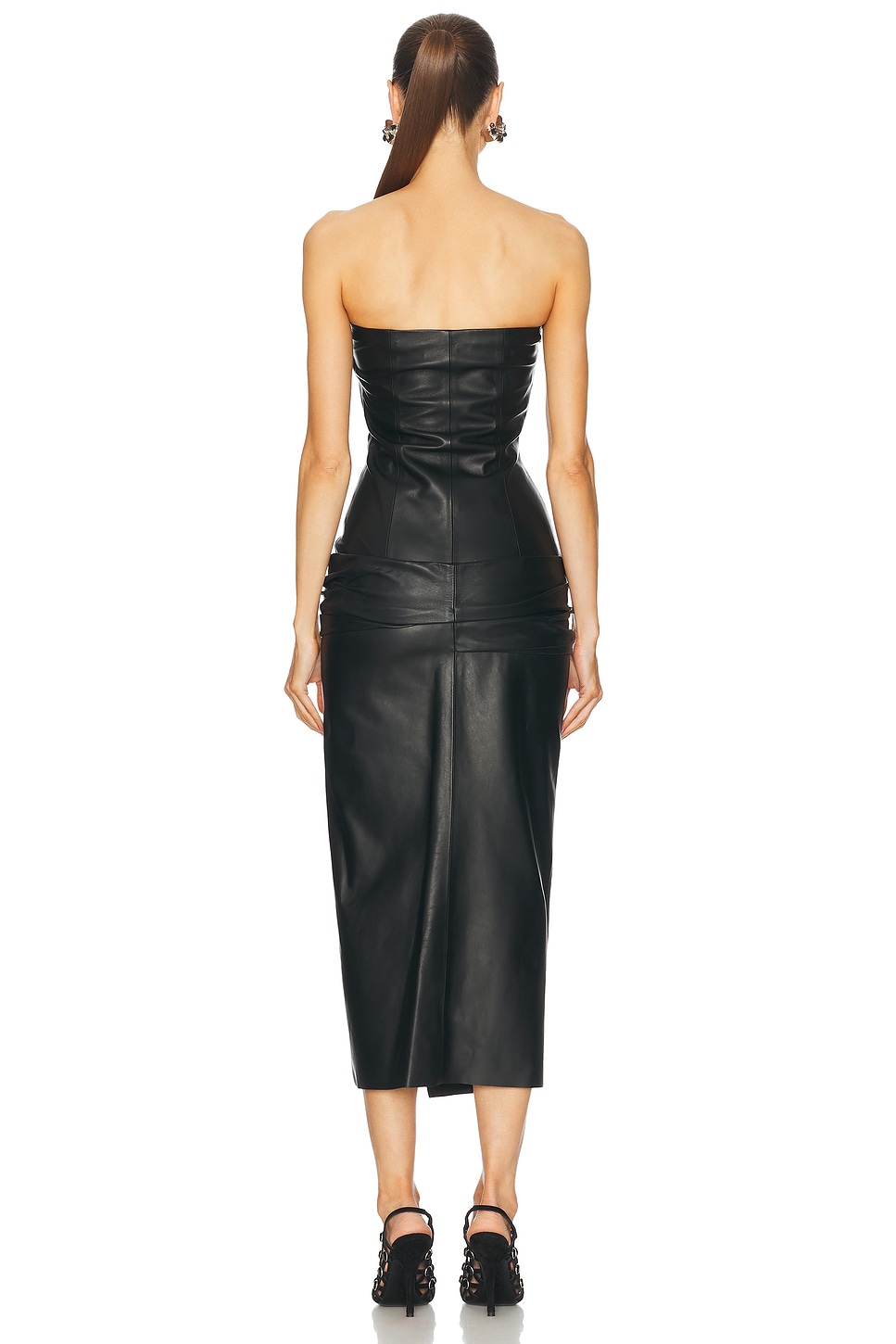 Strapless Midi Dress - Thumbnail 4