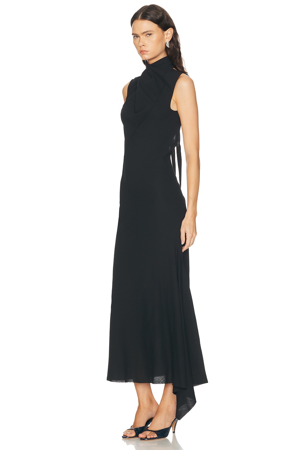 Turtleneck Midi Dress