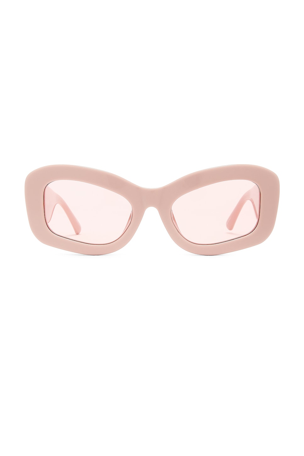 Rectangular Sunglasses in Pink