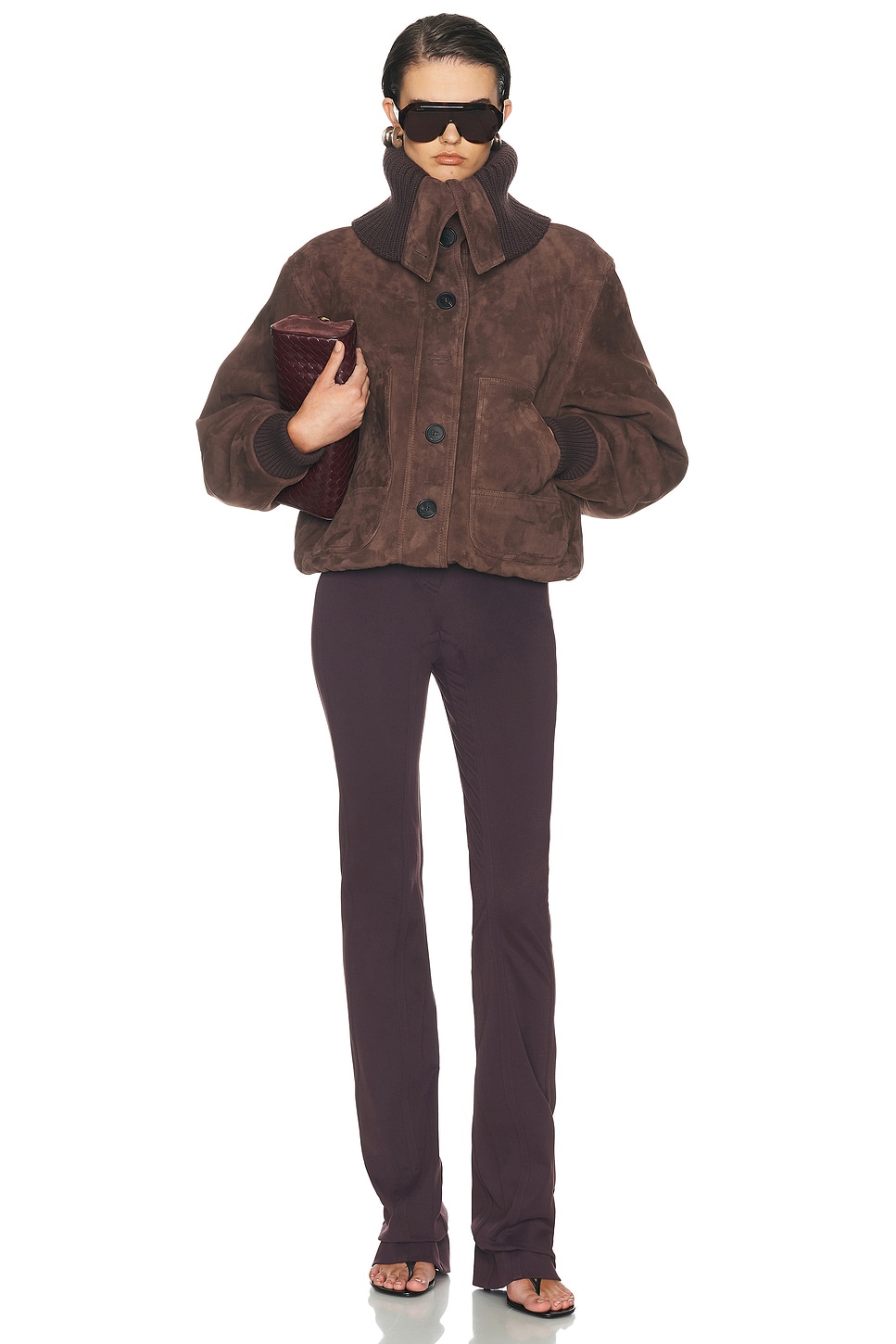 Suede Bomber Jacket