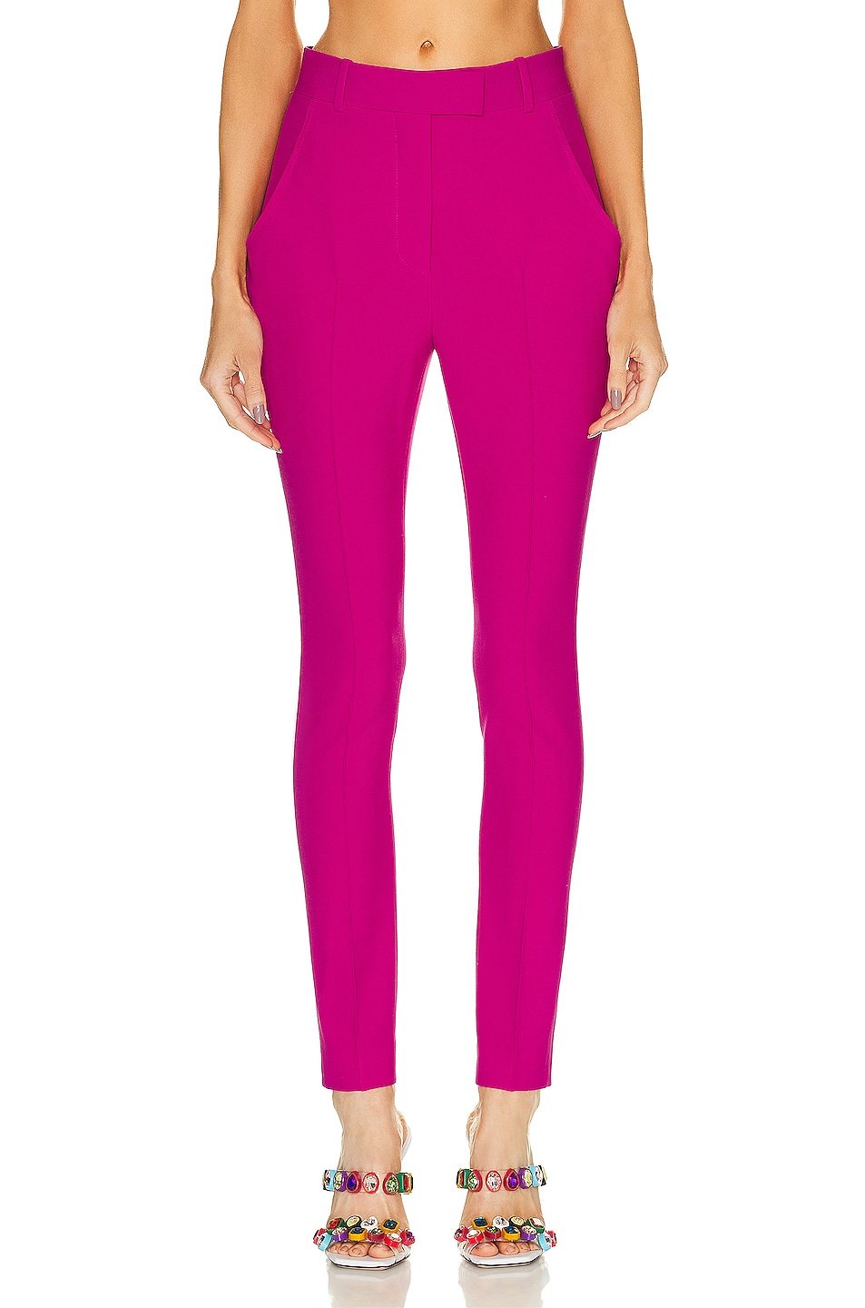 Image 1 of THE ATTICO Berry Long Pant in Super Pink