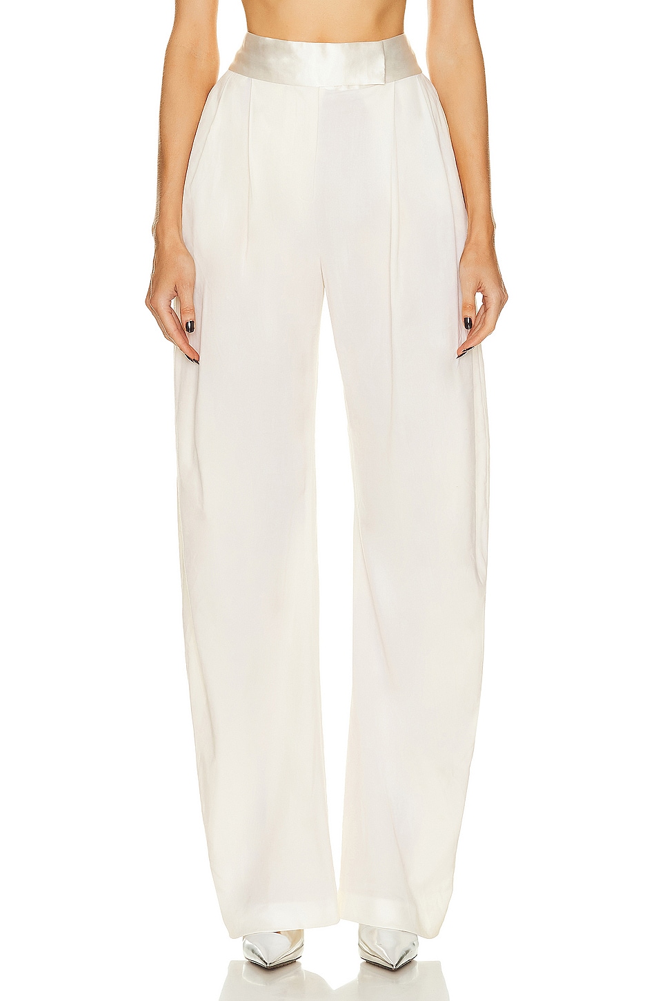 Image 1 of THE ATTICO Gary Long Pant in Milk