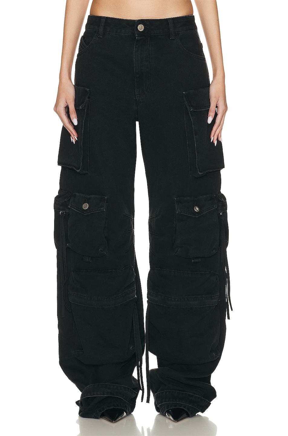 Image 1 of THE ATTICO Fern Long Pant in Black