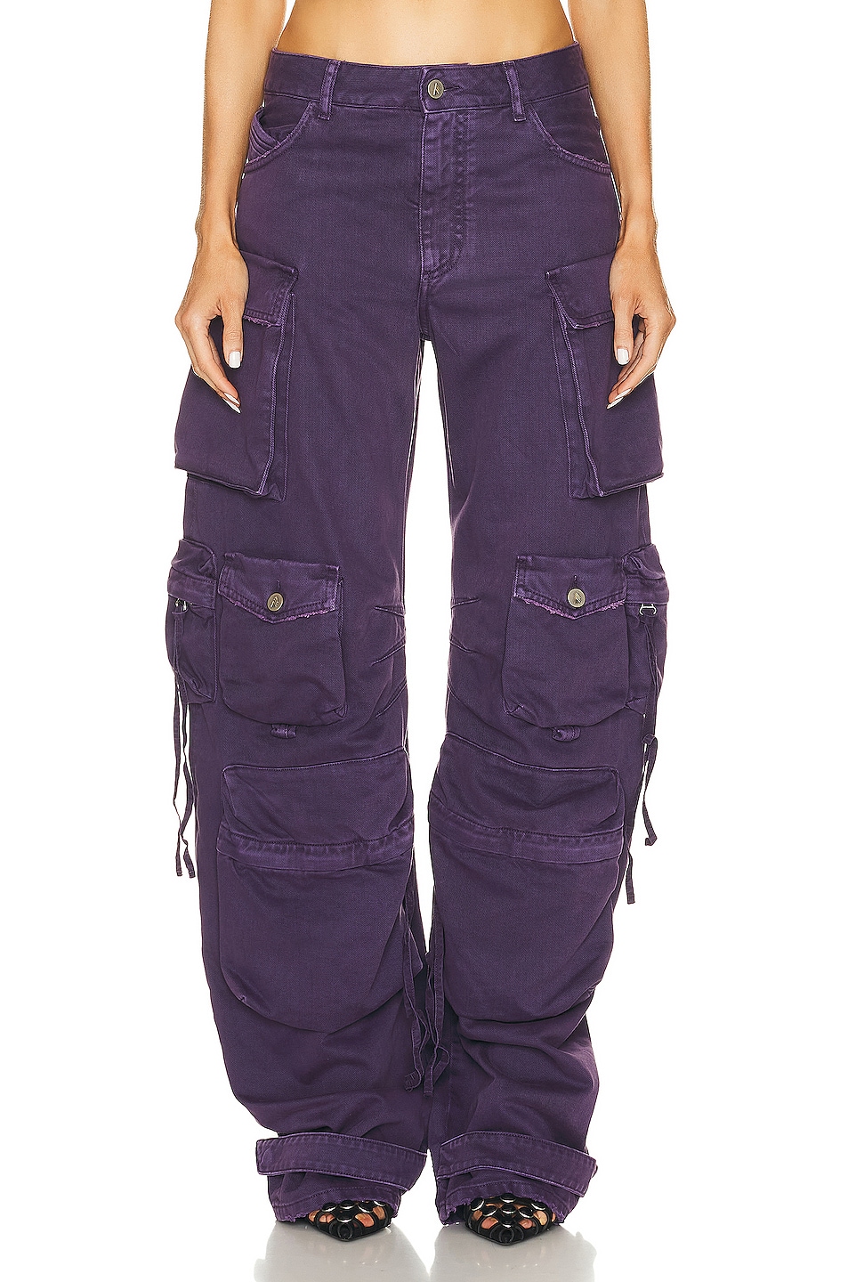 Image 1 of THE ATTICO Fern Long Pant in Purple